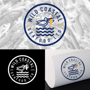 Wild Coastal Seafood Ltd | Logo Design by simple mind