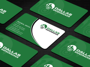 Dallas Safecracker Business Card Design | Business Card Design by Tripti Ranjan Gain