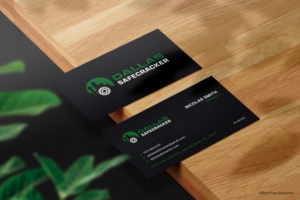 Dallas Safecracker Business Card Design | Business Card Design by SyncFuse™ Solutions