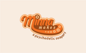 Business name - Minna Makes Tag line - a psychedelic soapery | Logo Design by Indra Putra