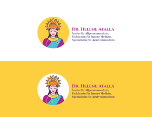 Dr. Helene Atalla, Ärztin für Allgemeinmedizin, Fachärztin für Innere Medizin, Spezialistin für Ayurvedamedizin | Logo Design by lnb...