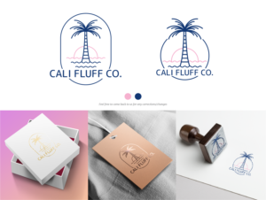 Logo Design by OBUK Design for Cali Fluff Co. | Design #25718633