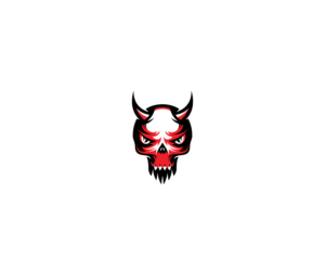 Red Devil Logo for HOT Source /Monster | Logo Design by Neil