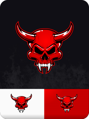 Red Devil Logo for HOT Source /Monster | Logo Design by adigoofy 2