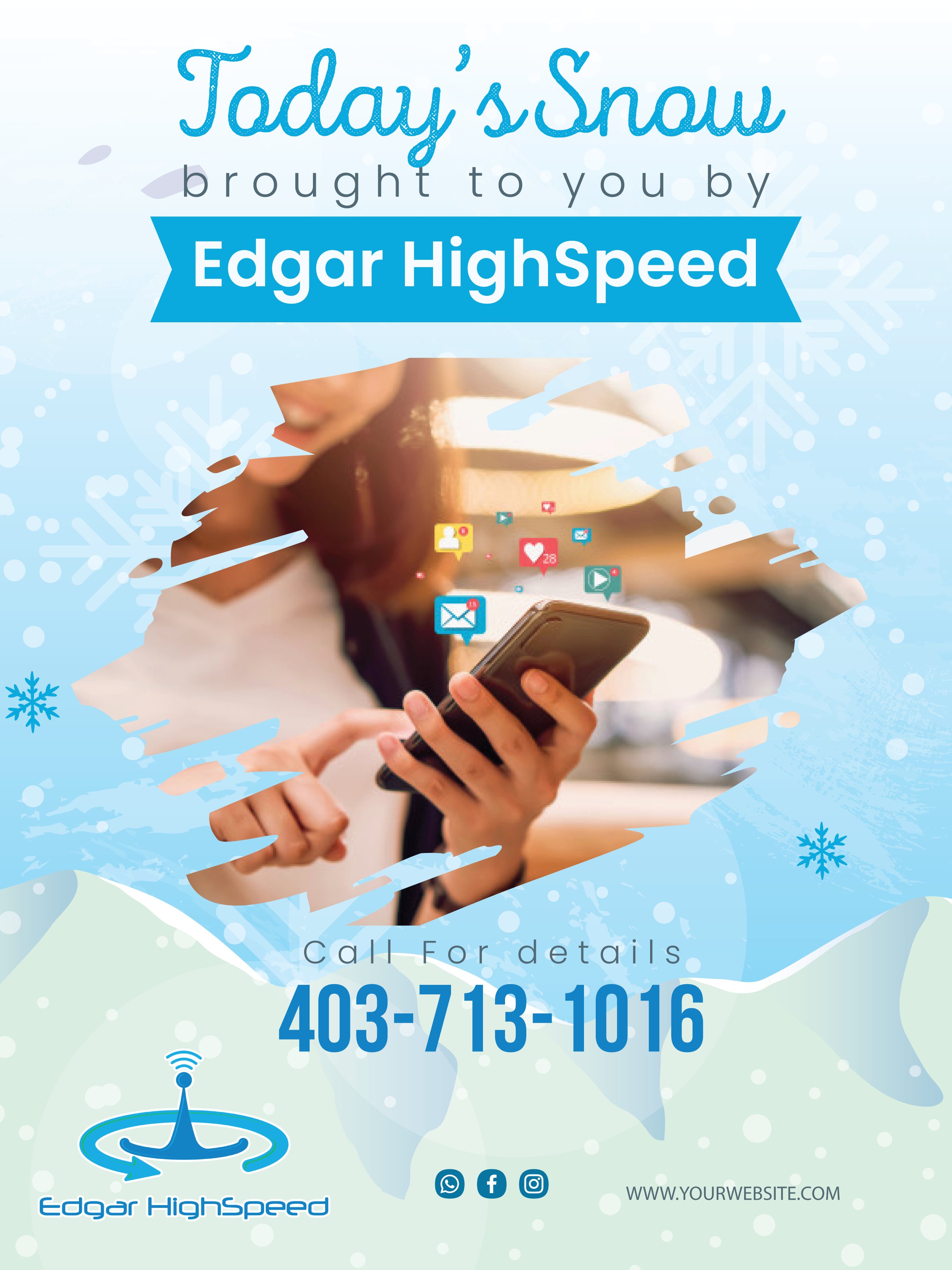 Signage Design by Rongbaaz for Edgar HighSpeed Inc | Design #25710688