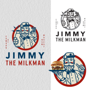 Jimmy The Milkman | Logo-Design von simple mind