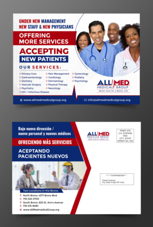 All Med- Welcome | Postkarten-Design von ecorokerz