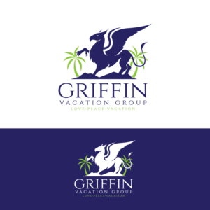 Griffin Vacation Group tagline Love.Peace.Vacation | Logo-Design von Graphic Bricks