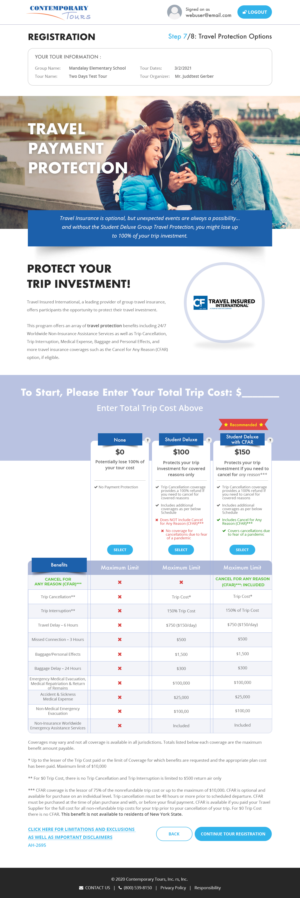 International Student Travel Company needs a web page re-designed | Web-Design von Starlyn DS