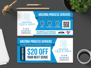 Process serving company needs a seasonal flyer with price list | Flyer-Design von SAI DESIGNS