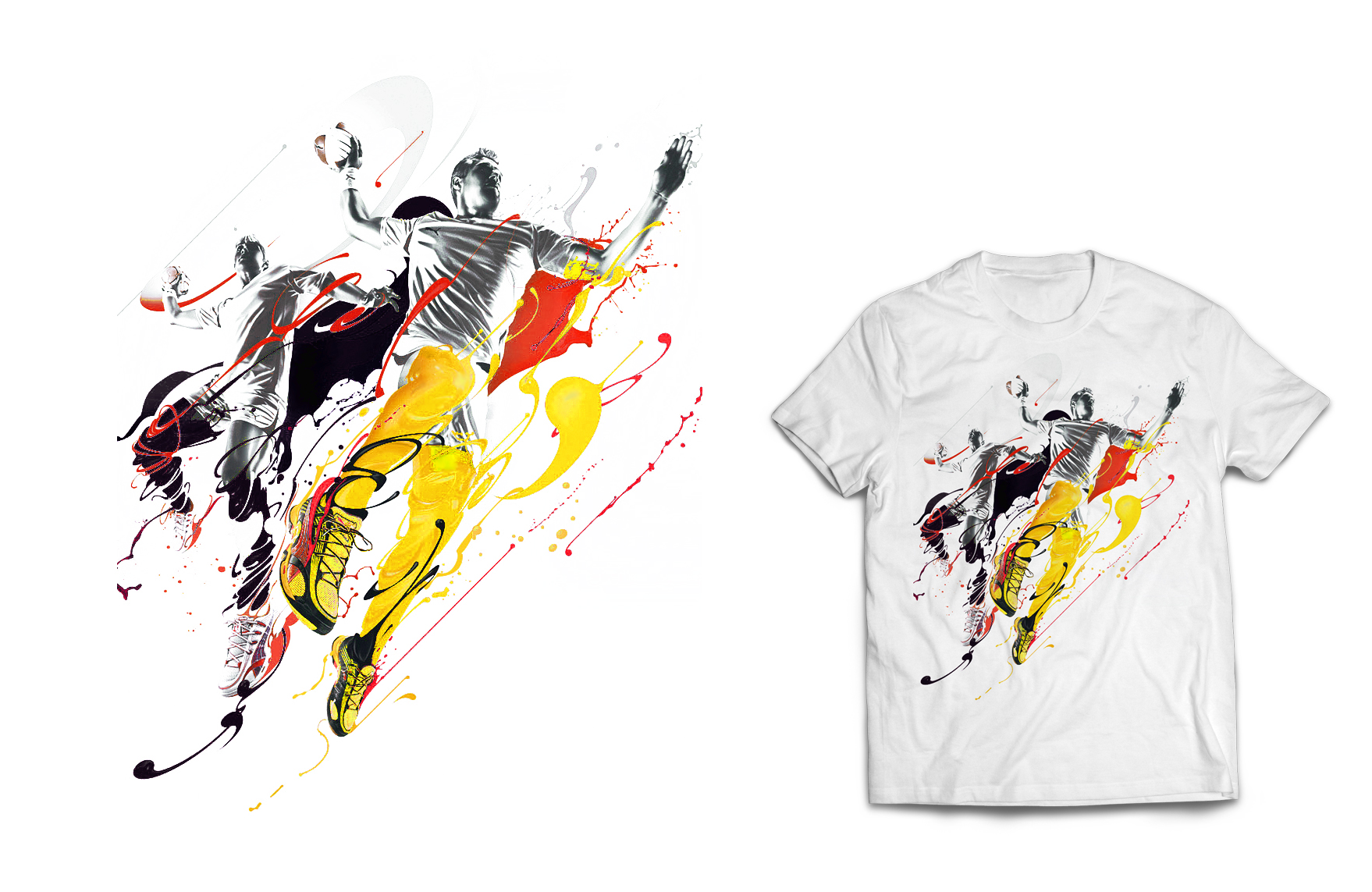 T-shirt Design by Markowitz Design for Logotex Sports GmbH | Design #25771678