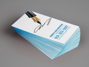 High End Notary Service Business Card Design | Business Card Design by chandrayaan.creative