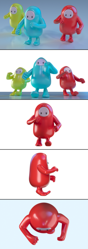 $$$  SIMPLE 3D CHARACTER FOR 3D PRINTING  $$$ | Graphic Design by MK-3D