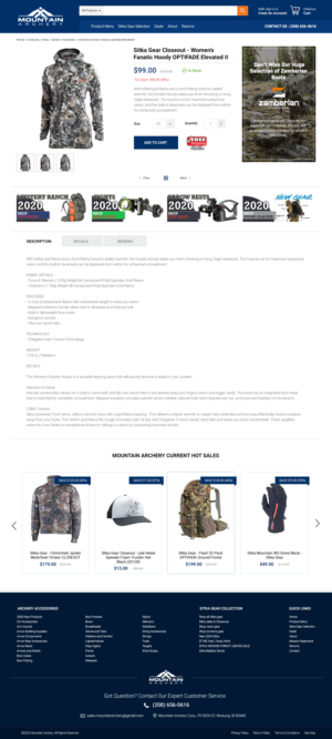 Outdoor Supply Company Web Design | Web Design by Derek Media