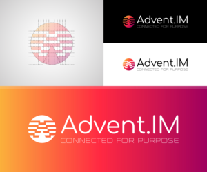 Advent.IM Connected for Purpose (optional to include this) | Logo Design by Indrawasih