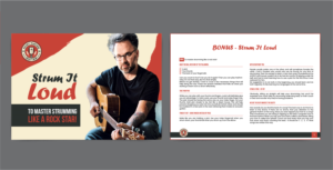 Upcoming Guitar Teacher needs a Rock Star PDF of online course | Grafik-Design von Pixper