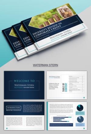 Diversity report of banking market in Europe | Brochure Design by SAI DESIGNS