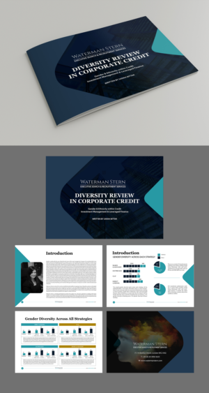 Diversity report of banking market in Europe | Brochure Design by logoQ