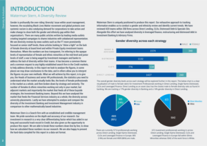 Diversity report of banking market in Europe | Brochure Design by lookedaeng