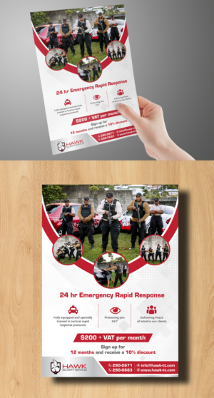 Awesome Flyer for Tactical Emergency Response Services  | Flyer Design by ecorokerz