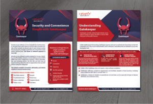 Design a Marketing Brochure for IT Security Solution | Flyer Design by alex989