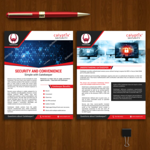 Design a Marketing Brochure for IT Security Solution | Flyer Design by aspiremedia