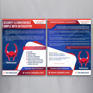 Design a Marketing Brochure for IT Security Solution | Flyer Design by DA.