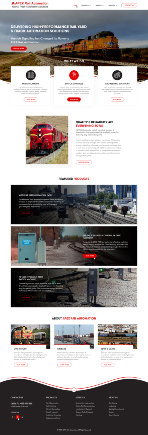 Web Design by Ved Web Services for this project | Design #25764473