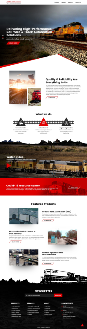 Yard & Track Automation Solutions | Web-Design von nzdesigners