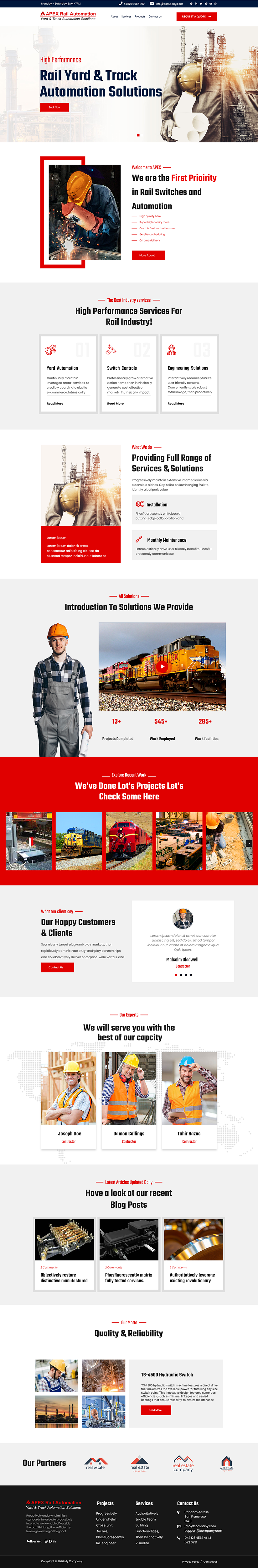 Web Design by Web Dev for this project | Design #25767652