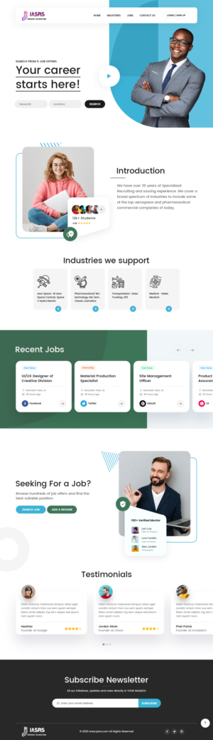 Job Recruiting Agemcy | Web Design by nzdesigners