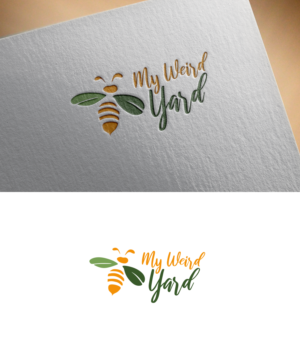 My Weird Yard: Need a label for bee and garden related products | Label Design by design.bb