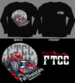 T-shirt Design by SD WEBCREATION for Full Throttle Coffee Company  | Design #25781589