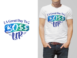 Boss UP | T-shirt Design by Navisol Creatives