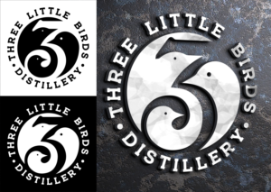 Three Little Birds Distillery | Logo Design by wiesnu.adji