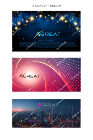 Custom MS Teams backgrounds for AGREAT | Grafik-Design von MDesigns ™