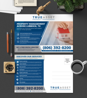 Postcard design to acquire new clients for my Property Management Company | Postkarten-Design von SAI DESIGNS