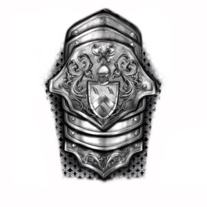 Original adaptation of John family Coat of arms - tattoo | Tattoo Design by Omelas