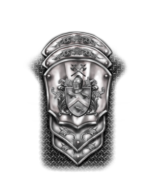 Original adaptation of John family Coat of arms - tattoo | Tattoo Design by NILDesigns