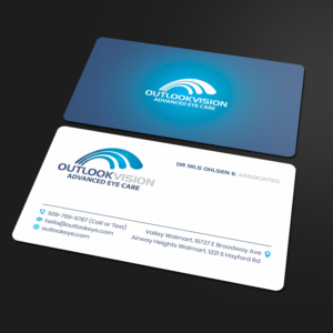 Outlook Vision seeks updated contemporary business card | Business Card Design by Sandaruwan