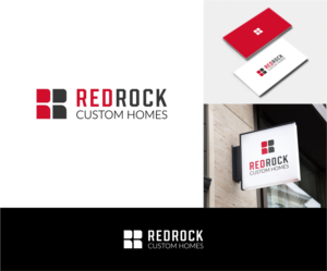 REDROCK CUSTOM HOMES | Logo Design by Zeph Design