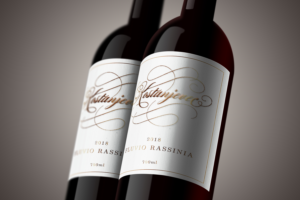 Wine label for premium wine of vinery Kostanjevec. | Etikett-Design von Inaaina