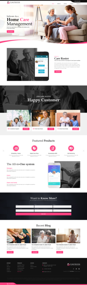 Web Design by sai.designer87 for Wolfhound Software | Design #25859389