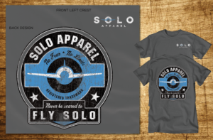 T-shirt Design for a Aviation Enthusiast Lifestyle brand | Bekleidung-Design von CoffeeBreak88