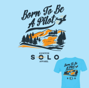 T-shirt Design for a Aviation Enthusiast Lifestyle brand | Bekleidung-Design von 75-R-P-Z