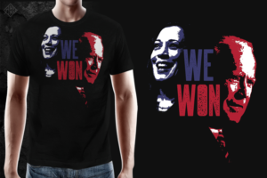 Biden/Harris Victory T-Shirt | T-Shirt-Design von G3K