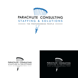 Parachute Consulting.  Staffing & Solutions.  The Preparedness People. | Logo-Design von emptyboxgraphics