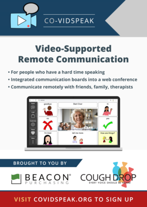 Co-VidSpeak -Video communication for people who don't speak | Flyer Design by Hristo Itchov