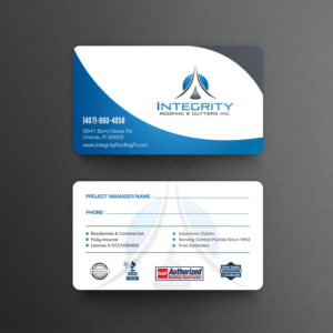 Roofing Company Modern look  | Business Card Design by chandrayaan.creative