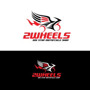 2WHEELS / 'One stop motorcycle shop' or 'one stop shop'  | Logo-Design von Graphic Bricks